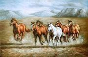 unknow artist Horses 054 oil painting reproduction